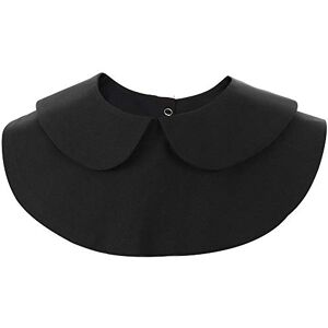 Women's Fake Collar Detachable Black Cotton Collar Half Shirt Blouse Collar for Girls Sweaters Collarless Clothes