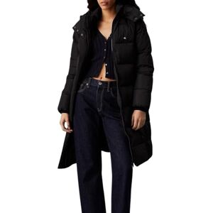 Calvin Klein Women’s Long Puffer Coat with Hood, Black (Ck Black), S Calvin Klein Women’s Long Puffer Coat with Hood, Black (Ck Black), S