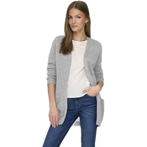 ONLY Women's Onllesly L/S Open Cardigan KNT Noos Cardigan, Ultimate Grey, M ONLY Women's Onllesly L/S Open Cardigan KNT Noos Cardigan, Ultimate Grey, M