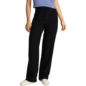 Calvin Klein Women’s EcoVero Relaxed Straight Trousers with Waist Belt, Black (Ck Black), 28W Calvin Klein Women’s EcoVero Relaxed Straight Trousers with Waist Belt, Black (Ck Black), 28W