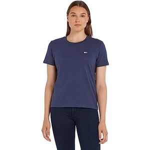 Tommy Jeans Tommy Hilfiger Women's Tjw Regular Jersey C Neck Dw0dw09198 S/S Knit Tops, Blue (Twilight Navy), S Tommy Jeans Tommy Hilfiger Women's Tjw Regular Jersey C Neck Dw0dw09198 S/S Knit Tops, Blue (Twilight Navy), S