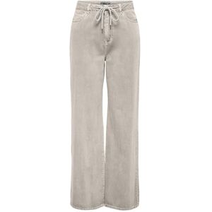 ONLY Women's Onlsilla Mw Wide String Pant PNT Trouser, Pumice Stone, M / 32L ONLY Women's Onlsilla Mw Wide String Pant PNT Trouser, Pumice Stone, M / 32L