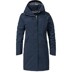 Schöffel Women's Sardegna L Parka Rain Coat, Blazer Navy, 44 (EU) Schöffel Women's Sardegna L Parka Rain Coat, Blazer Navy, 44 (EU)