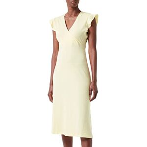 ONLY Women's ONLMAY S/L WRAP MIDI Dress JRS, Lemon Meringue, XS ONLY Women's ONLMAY S/L WRAP MIDI Dress JRS, Lemon Meringue, XS