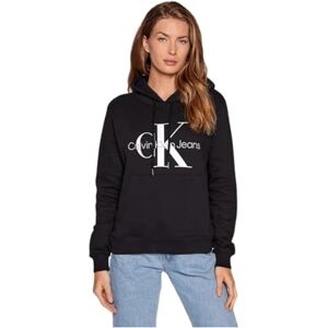 Calvin Klein Women's Core Monologo Hoodie, Black (Ck Black), S Calvin Klein Women's Core Monologo Hoodie, Black (Ck Black), S