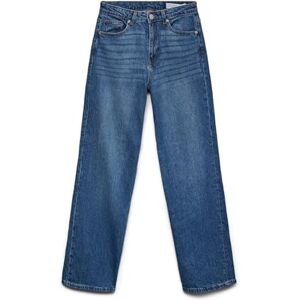 VERO MODA Women's Vmtessa Hr Wide Jeans Ra380 Ga Noos, Medium Blue (Medium Blue Denim), 30W x 32L VERO MODA Women's Vmtessa Hr Wide Jeans Ra380 Ga Noos, Medium Blue (Medium Blue Denim), 30W x 32L