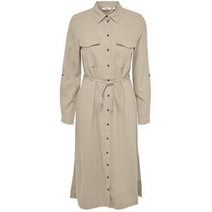 ONLY Women's Onlcaro Ls Linen Bl L Shirt Dress Cc PNT, Oxford Tan, M ONLY Women's Onlcaro Ls Linen Bl L Shirt Dress Cc PNT, Oxford Tan, M