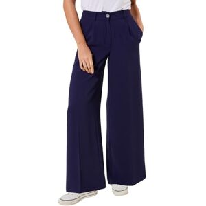 Joe Browns Women's Tailored Wide Leg Trousers, Regular, Blue, UK 14 Joe Browns Women's Tailored Wide Leg Trousers, Regular, Blue, UK 14
