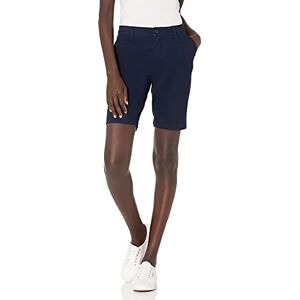 Amazon Essentials Women's Mid-Rise Slim-Fit 10" (25 cm) Inseam Bermuda Chino Shorts, Navy, 18 Amazon Essentials Women's Mid-Rise Slim-Fit 10" (25 cm) Inseam Bermuda Chino Shorts, Navy, 18