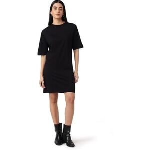 Armani Exchange Women's Sustainable, Classic fit Casual Dress, Black, S Armani Exchange Women's Sustainable, Classic fit Casual Dress, Black, S