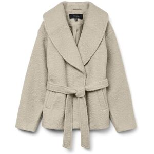 VERO MODA Women's Vmelitebergen Jacket Boo Short, Oatmeal, M VERO MODA Women's Vmelitebergen Jacket Boo Short, Oatmeal, M