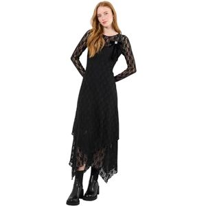 Joe Browns Women's Versatile Black Lace Dress with Brooch, Regular, Black, UK 8 Joe Browns Women's Versatile Black Lace Dress with Brooch, Regular, Black, UK 8