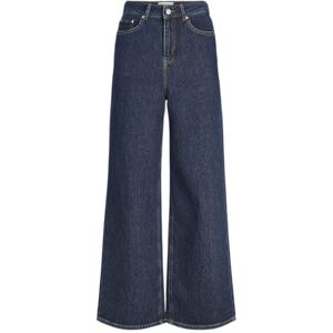 JJXX Women's Jxtokyo Eli Wide Hw Jeans DNM, Dark Blue Denim/Detail:, 28W x 32L JJXX Women's Jxtokyo Eli Wide Hw Jeans DNM, Dark Blue Denim/Detail:, 28W x 32L