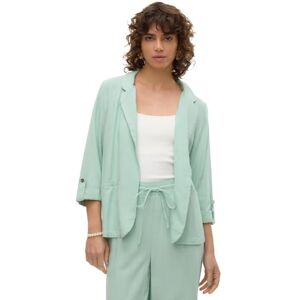 VERO MODA Womens Vmjesmilo 3/4 Loose WVN Ga Noos Blazer, Silt Green, XL UK VERO MODA Womens Vmjesmilo 3/4 Loose WVN Ga Noos Blazer, Silt Green, XL UK
