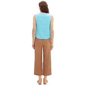 TOM TAILOR Women's 1036702 Blouse, 26007-Teal Radiance, 32 TOM TAILOR Women's 1036702 Blouse, 26007-Teal Radiance, 32