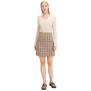TOM TAILOR Women's 1032547 Skirt, 30283-Structured Boucle Check Design, 40 TOM TAILOR Women's 1032547 Skirt, 30283-Structured Boucle Check Design, 40