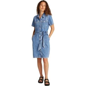 Tommy Hilfiger Women’s Short Sleeve Belted Ali Knee Length Denim Dress, Blue (Ali), XL Tommy Hilfiger Women’s Short Sleeve Belted Ali Knee Length Denim Dress, Blue (Ali), XL