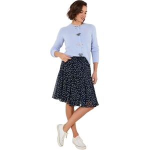 Joe Browns Women's Flowy Elastic Waist Polka Dot Skirt, Regular, Blue, UK 10 Joe Browns Women's Flowy Elastic Waist Polka Dot Skirt, Regular, Blue, UK 10