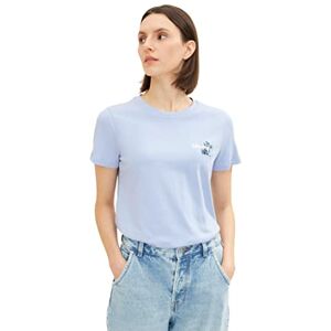 TOM TAILOR Ladies T-Shirt 1036992, 11486 Brunnera Blue, 2X-Large TOM TAILOR Ladies T-Shirt 1036992, 11486 Brunnera Blue, 2X-Large