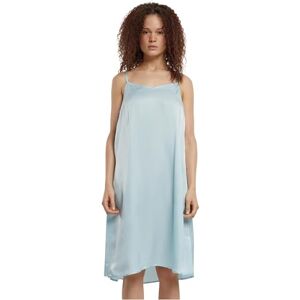 Urban Classics Women's Ladies Viscose Satin Slip Dress, Ocean Blue, L Urban Classics Women's Ladies Viscose Satin Slip Dress, Ocean Blue, L