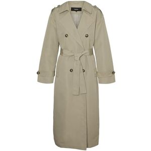 VERO MODA Women's Vmchloe Noos Long Trench Coat Jacket, Laurel Oak, XS VERO MODA Women's Vmchloe Noos Long Trench Coat Jacket, Laurel Oak, XS
