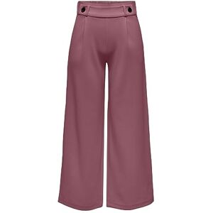 JDY Women's GEGGO New Long Pant JRS NOOS, Rose Brown/Detail:Black Buttons, M / 32L JDY Women's GEGGO New Long Pant JRS NOOS, Rose Brown/Detail:Black Buttons, M / 32L