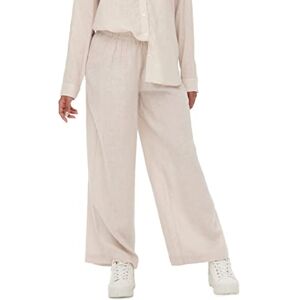 ONLY Women's ONLTOKYO HW Linen Blend ST Pant PNT NOOS, Moonbeam, M/30 ONLY Women's ONLTOKYO HW Linen Blend ST Pant PNT NOOS, Moonbeam, M/30