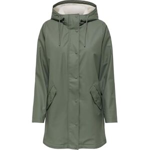ONLY Women's Onlsally Raincoat OTW Noos, Castor Gray, L ONLY Women's Onlsally Raincoat OTW Noos, Castor Gray, L