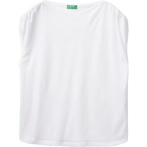 United Colors of Benetton Women's T-Shirt, White, XS United Colors of Benetton Women's T-Shirt, White, XS