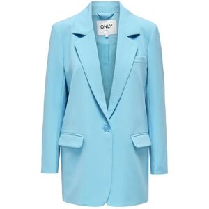 ONLY Women's Onllana-berry L/S Ovs Blazer Tlr Noos, Cyan Blue, 10 ONLY Women's Onllana-berry L/S Ovs Blazer Tlr Noos, Cyan Blue, 10