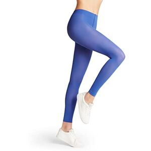 FALKE Women's Pure Matt 50 DEN W Le Semi-Opaque Plain 1 Pair Leggings, Blue Imperial 6065, S FALKE Women's Pure Matt 50 DEN W Le Semi-Opaque Plain 1 Pair Leggings, Blue Imperial 6065, S