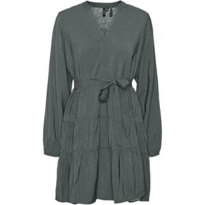VERO MODA Women's VMJOSIE LS Short Dress WVN GA NOOS, Balsam Green, XL VERO MODA Women's VMJOSIE LS Short Dress WVN GA NOOS, Balsam Green, XL