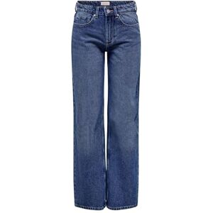 ONLY Women's Onlcarla Mid Wide DNM Ana267 Jean Pants, Medium Blue (Medium Blue Denim), 31W x 30L ONLY Women's Onlcarla Mid Wide DNM Ana267 Jean Pants, Medium Blue (Medium Blue Denim), 31W x 30L