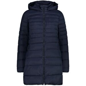 CMP Women's Parka Da Donna in Nylon Con Cappuccio Removibile Removable Hood, Black Blue, 44 CMP Women's Parka Da Donna in Nylon Con Cappuccio Removibile Removable Hood, Black Blue, 44