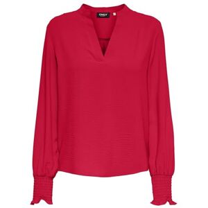 ONLY Women's Onlmette V-Neck Ls Smock Top Noos WVN, Ski Patrol, Large ONLY Women's Onlmette V-Neck Ls Smock Top Noos WVN, Ski Patrol, Large