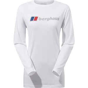 Berghaus White Long Sleeve T-Shirt - Crew Neck - Modern Fit - 100% Cotton - Product Type Berghaus White Long Sleeve T-Shirt - Crew Neck - Modern Fit - 100% Cotton - Product Type
