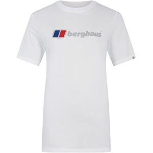 Berghaus Women's Boyfriend Big Classic Logo Short Sleeve Tee T-Shirt, White, 8 Berghaus Women's Boyfriend Big Classic Logo Short Sleeve Tee T-Shirt, White, 8
