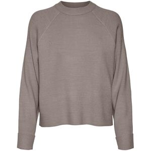 VERO MODA Women's Vmgold Mix LS O-Neck Pullover Ga Knitted Jumper, Moon Skirt/Detail: w. melnage, XS VERO MODA Women's Vmgold Mix LS O-Neck Pullover Ga Knitted Jumper, Moon Skirt/Detail: w. melnage, XS