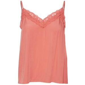 VERO MODA Women's Vmrusk Lace Singlet Top WVN Ga, Cayenne, M VERO MODA Women's Vmrusk Lace Singlet Top WVN Ga, Cayenne, M