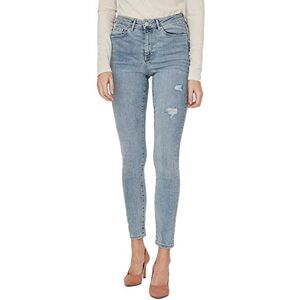 VERO MODA Women's VMSOPHIA HR Skinny DESTR J AM314 Jeans, Blue, 32 (Extra Large) VERO MODA Women's VMSOPHIA HR Skinny DESTR J AM314 Jeans, Blue, 32 (Extra Large)