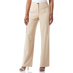 VERO MODA Women's VMMAYRA MR Wide Ankle Cotton Pant NOOS, Irish Cream, L/34 VERO MODA Women's VMMAYRA MR Wide Ankle Cotton Pant NOOS, Irish Cream, L/34