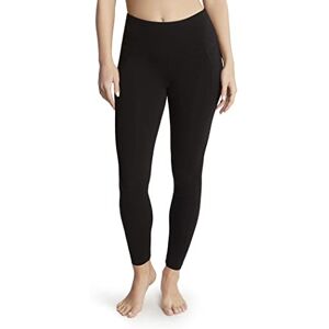 Jockey Women's Cotton Stretch Basic Ankle Legging with Side Pocket, Deep Black, 3X Jockey Women's Cotton Stretch Basic Ankle Legging with Side Pocket, Deep Black, 3X