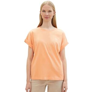 TOM TAILOR Women's 1040578 T-Shirt, 34891-Light Coral, XXL TOM TAILOR Women's 1040578 T-Shirt, 34891-Light Coral, XXL