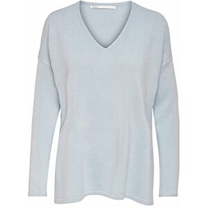 ONLY Women's ONLAMALIA L/S V-Neck Pullover KNT Pullover Sweater, Blue Fog, XS ONLY Women's ONLAMALIA L/S V-Neck Pullover KNT Pullover Sweater, Blue Fog, XS