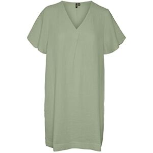 VERO MODA Women's VMNATALI NIA SS Short Dress WVN, Reseda, S VERO MODA Women's VMNATALI NIA SS Short Dress WVN, Reseda, S