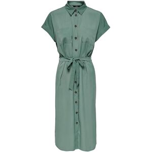 ONLY Women's ONLHANNOVER S/S Shirt Dress NOOS WVN Dress,Laurel Wreath,10UK ONLY Women's ONLHANNOVER S/S Shirt Dress NOOS WVN Dress,Laurel Wreath,10UK
