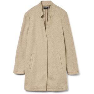 VERO MODA Women's Vmbrushedkatrine 3/4 Jacket Ga Coat, Moon Skirt/Detail: Melange, XL VERO MODA Women's Vmbrushedkatrine 3/4 Jacket Ga Coat, Moon Skirt/Detail: Melange, XL