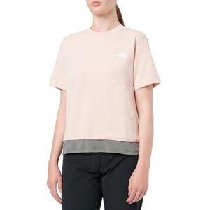 The North Face Women's Fabric Mix SS T-Shirt Pink Moss L The North Face Women's Fabric Mix SS T-Shirt Pink Moss L