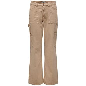 ONLY Women's Onlvox Hw Str Cargo Pant PNT Trousers, Nomad, S / 32L ONLY Women's Onlvox Hw Str Cargo Pant PNT Trousers, Nomad, S / 32L