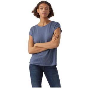 VERO MODA Women's Vmava Plain SS Top Gajrs Noos Shirt, China Blue, XS VERO MODA Women's Vmava Plain SS Top Gajrs Noos Shirt, China Blue, XS